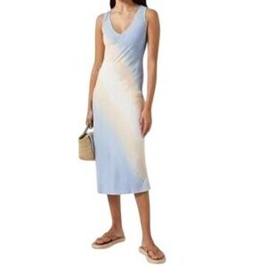 Electric & Rose Peyton Ombre Linen Dress S